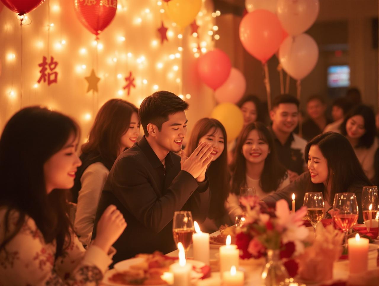 某男星生日会现场直击:粉丝应援太暖心,他当场落泪